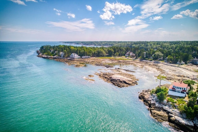 16 Tilton Ln, Southport, ME 04576 - drone / aerial view of a large body of water and a forest