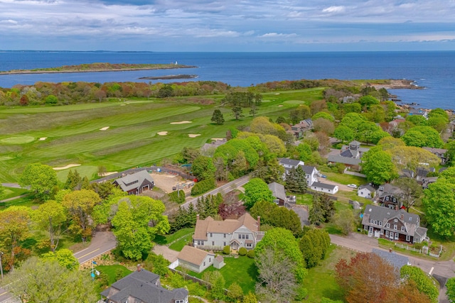 52 Lester B Orcutt Blvd, Biddeford, ME 04006 - aerial perspective of suburban area with a local golf course and a nearby body of water