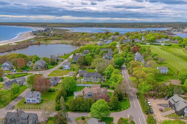 52 Lester B Orcutt Blvd, Biddeford, ME 04006 - aerial overview of property's location with nearby suburban area and a nearby body of water