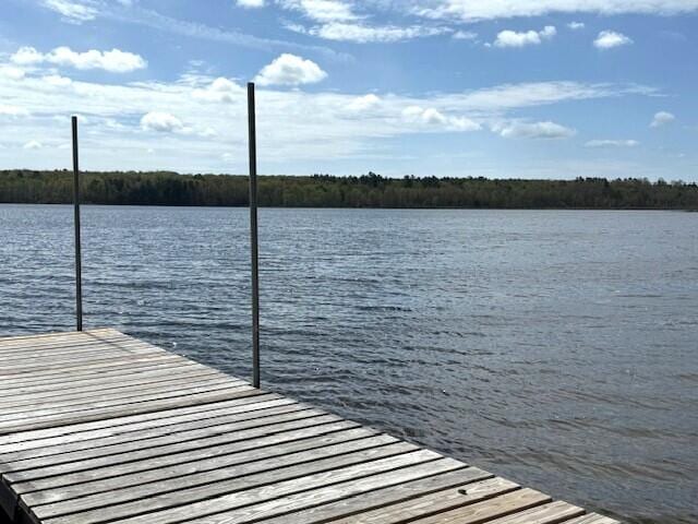 5 N Vigue Shore Rd, Albion, ME 04910 - dock area featuring a water view
