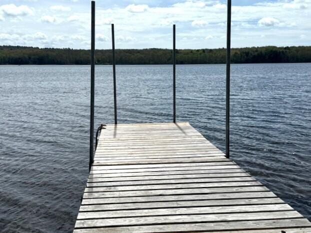 5 N Vigue Shore Rd, Albion, ME 04910 - dock featuring a water view
