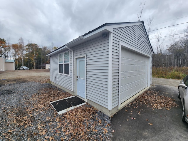 5 N Vigue Shore Rd, Albion, ME 04910 - view of garage