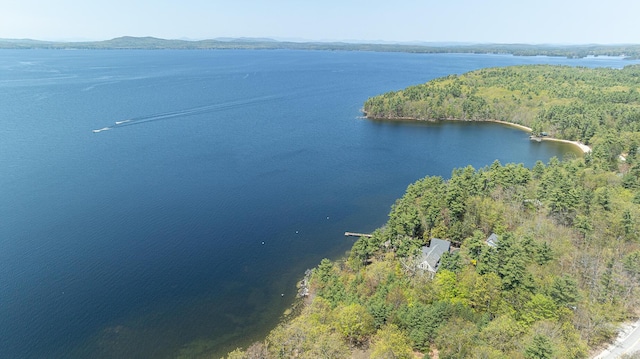 361 Cape Rd, Raymond, ME 04071 - view of property location featuring a water and mountain view and a forest