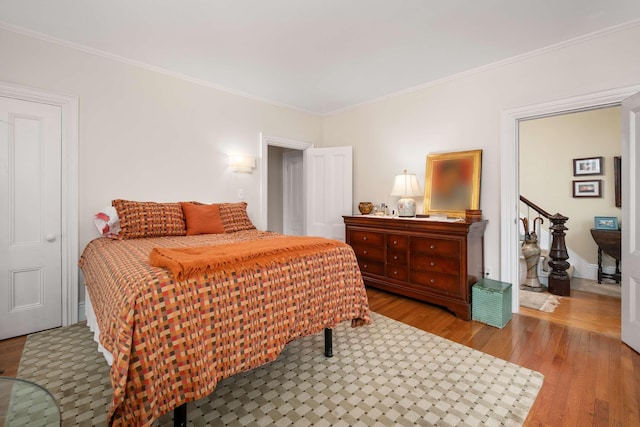 116 Whipple Rd, Kittery, ME 03904 - bedroom with wood finished floors and crown molding