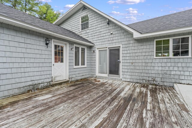 14 Lakeshore Dr, Belgrade, ME 04918 - view of wooden deck