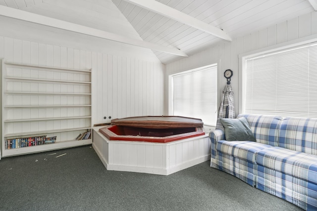 14 Lakeshore Dr, Belgrade, ME 04918 - miscellaneous room with carpet