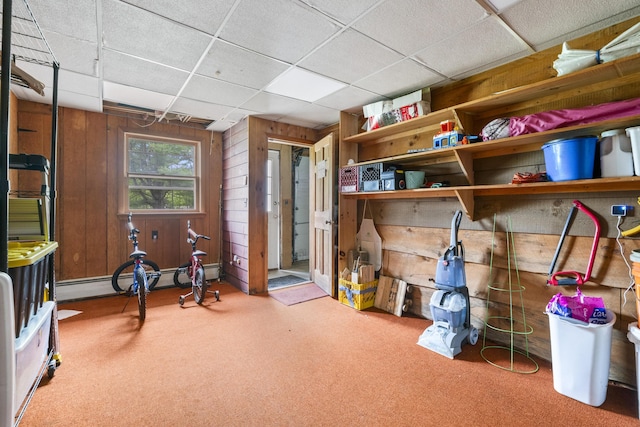 14 Lakeshore Dr, Belgrade, ME 04918 - storage with a baseboard heating unit