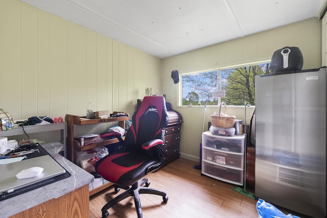 14 Lakeshore Dr, Belgrade, ME 04918 - office area featuring wood finished floors