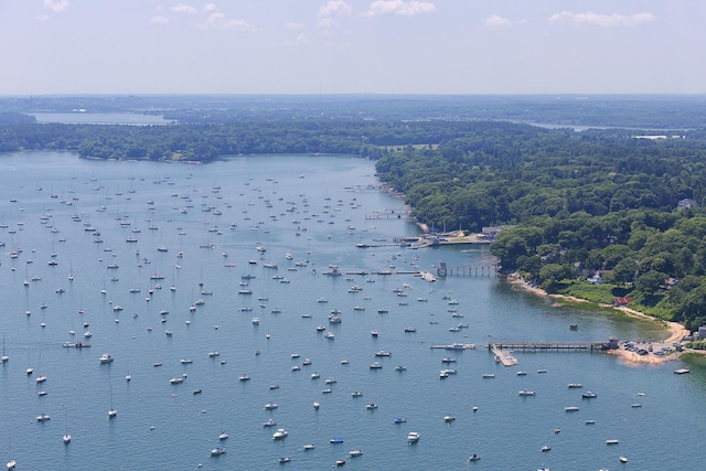 267 US Route 1 Unit 206, Falmouth, ME 04105 - water view with a heavily wooded area