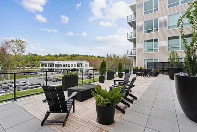 267 US Route 1 Unit 206, Falmouth, ME 04105 - view of patio / terrace with a balcony