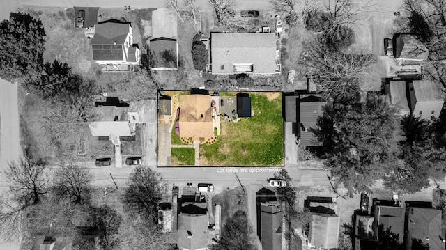 10 Lake Ave, Old Orchard Beach, ME 04064 - aerial perspective of suburban area featuring property boundaries highlighted