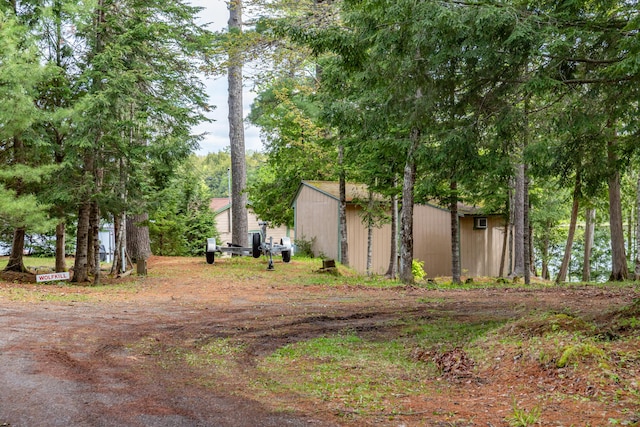 18 Breezy Knoll Dr, Princeton, ME 04668 - view of yard with an outdoor structure