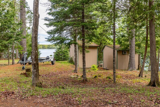18 Breezy Knoll Dr, Princeton, ME 04668 - view of yard with a water view