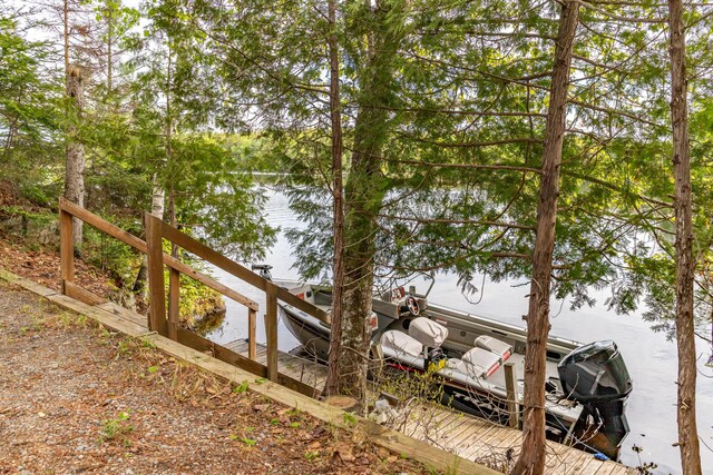 18 Breezy Knoll Dr, Princeton, ME 04668 - dock featuring a water view