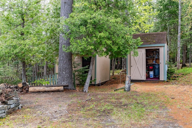 18 Breezy Knoll Dr, Princeton, ME 04668 - view of shed