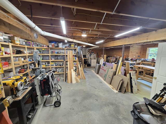 13 Bishop Farm Rd, Brownfield, ME 04010 - below grade area featuring a workshop area