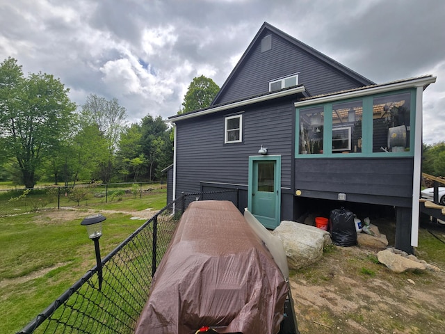 13 Bishop Farm Rd, Brownfield, ME 04010 - view of back of property