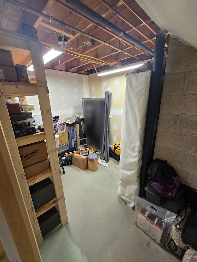 13 Bishop Farm Rd, Brownfield, ME 04010 - view of unfinished basement
