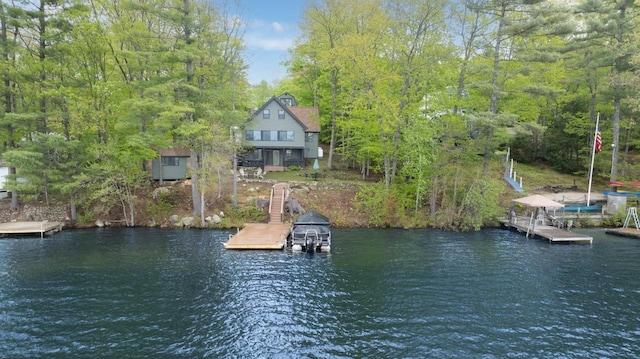 7 Scenic View Dr, Naples, ME 04055 - dock with a water view