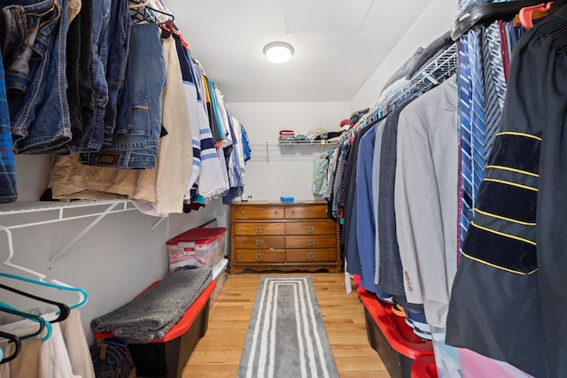 30 Maxfield Dr, Orono, ME 04473 - walk in closet featuring wood finished floors