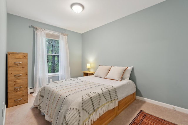 32 Edgefield Ln Unit 5, Brunswick, ME 04011 - bedroom featuring carpet flooring, baseboard heating, and baseboards