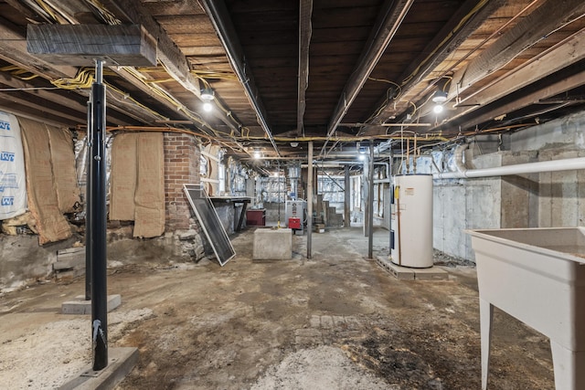130 W Broadway, Bangor, ME 04401 - below grade area featuring water heater