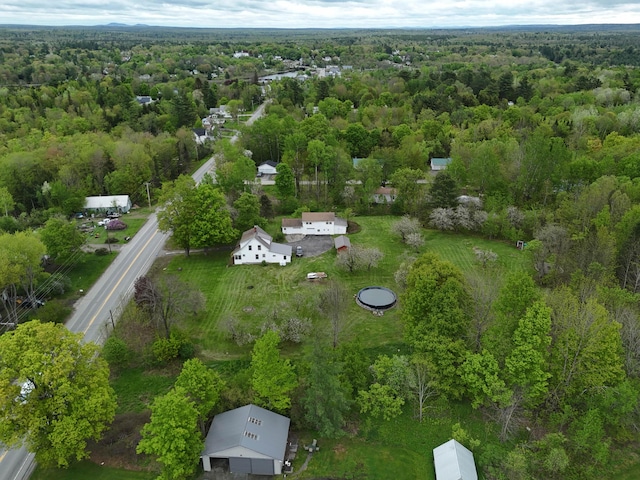 90 W Main St, Milo, ME 04463 - aerial view of property and surrounding area featuring a forest