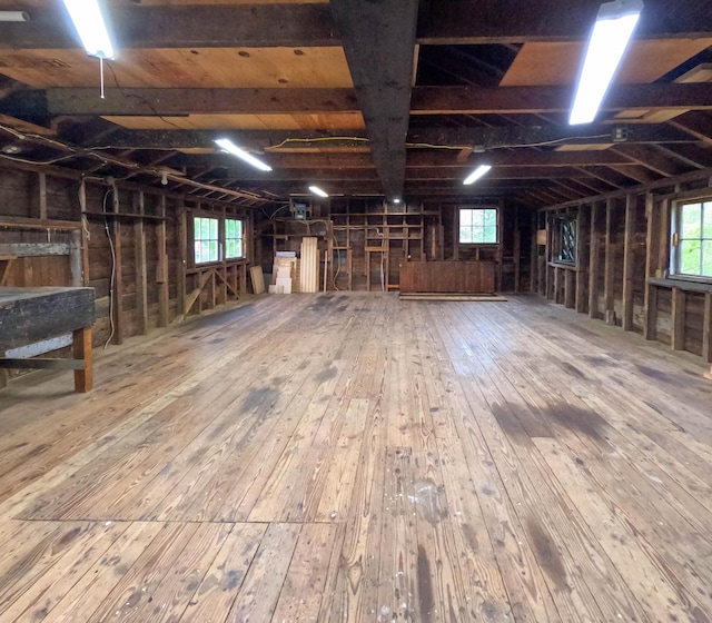 90 W Main St, Milo, ME 04463 - misc room featuring hardwood / wood-style flooring