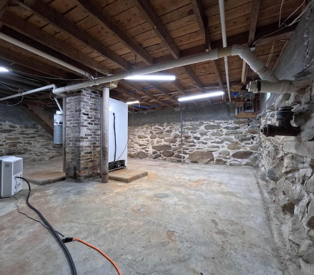 90 W Main St, Milo, ME 04463 - unfinished below grade area featuring a central vacuum unit
