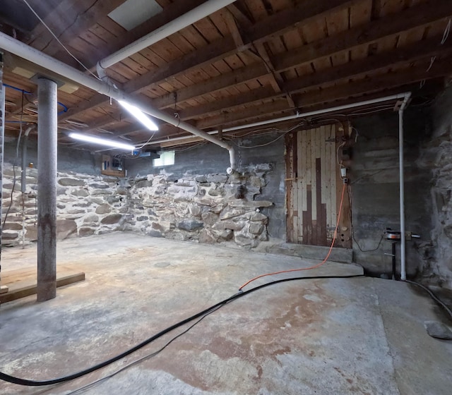 90 W Main St, Milo, ME 04463 - view of unfinished below grade area