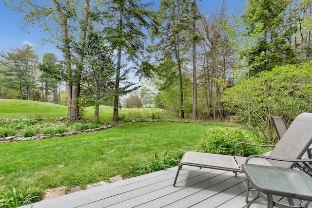 2 Round Cove Ln Unit 2, Phippsburg, ME 04562 - deck with a yard