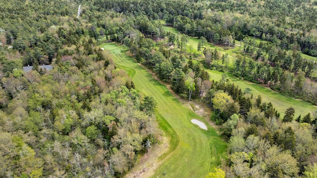 2 Round Cove Ln Unit 2, Phippsburg, ME 04562 - aerial view of property's location with a golf club and a heavily wooded area