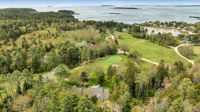 2 Round Cove Ln Unit 2, Phippsburg, ME 04562 - aerial view of property and surrounding area featuring a large body of water and a forest