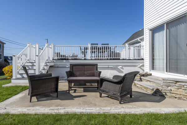 17 Bank Rd, York, ME 03909 - view of patio / terrace with stairway