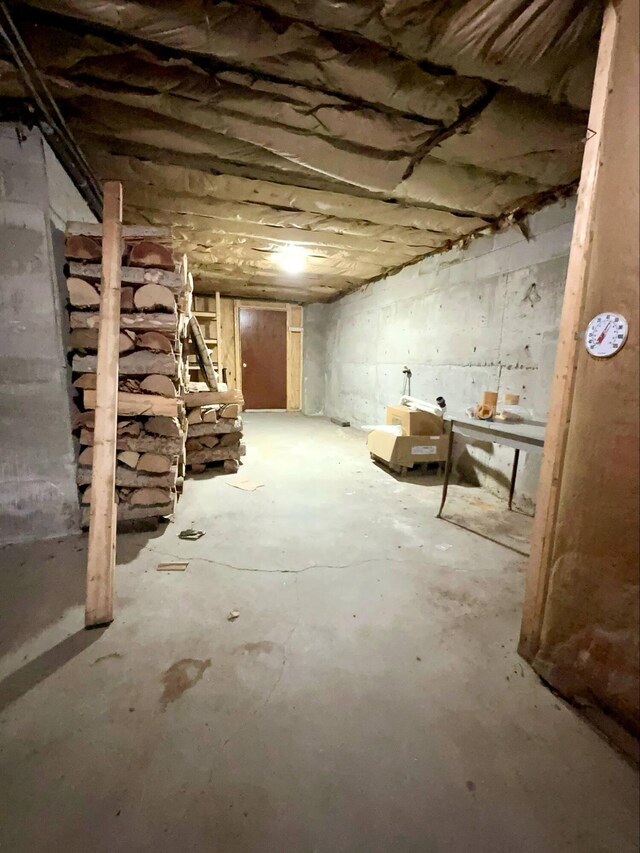 224 E Waterman Rd, Auburn, ME 04210 - view of unfinished basement