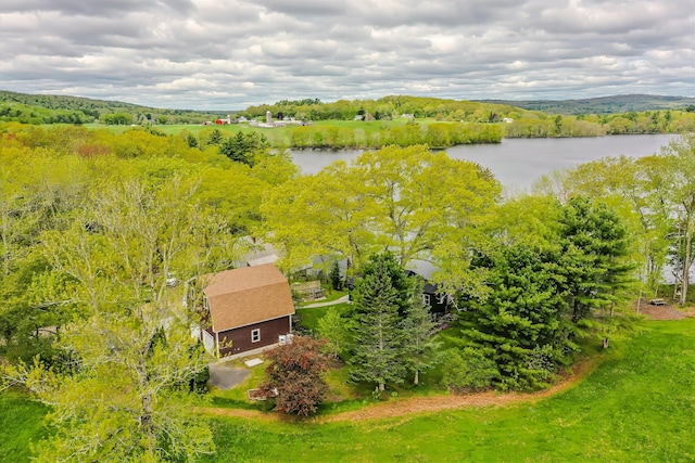 38 Cove Ln, Union, ME 04862 - drone / aerial view of a nearby body of water