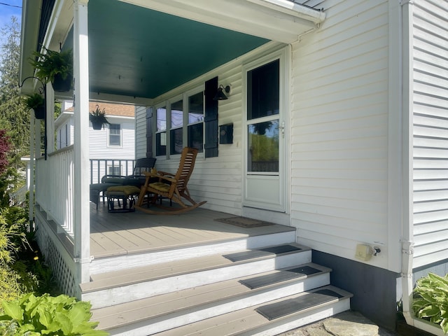 72 Winship St, Bath, ME 04530 - view of wooden porch