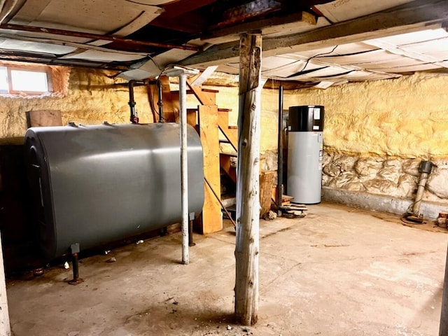 90 N Ave, Skowhegan, ME 04976 - basement featuring heating fuel and water heater