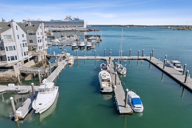 311 Chandlers Wharf Unit 311, Portland, ME 04101 - dock area featuring a water view