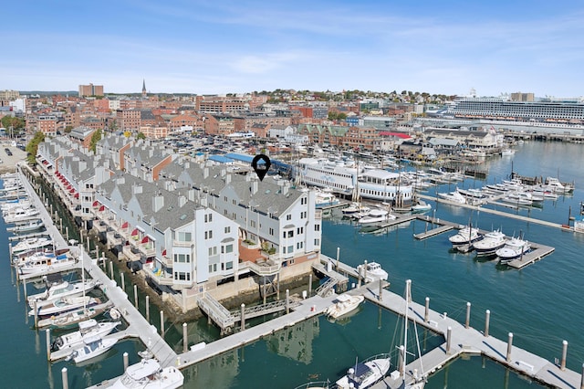 311 Chandlers Wharf Unit 311, Portland, ME 04101 - view of urban area featuring a marina and a nearby body of water