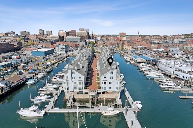 311 Chandlers Wharf Unit 311, Portland, ME 04101 - view of urban area with a nearby body of water and a marina