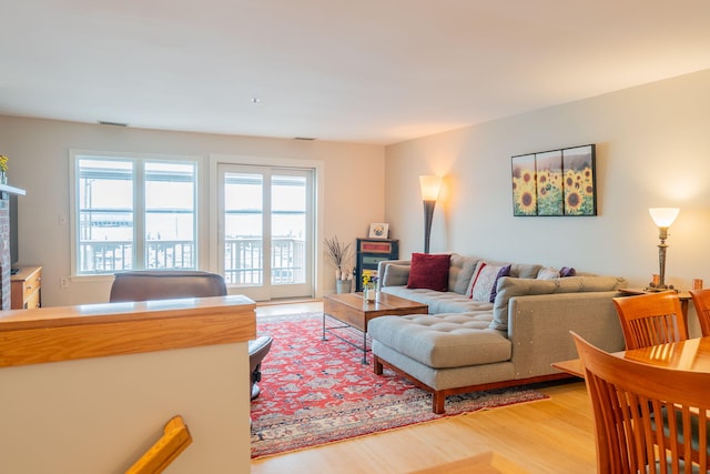 311 Chandlers Wharf Unit 311, Portland, ME 04101 - living area featuring light wood-type flooring