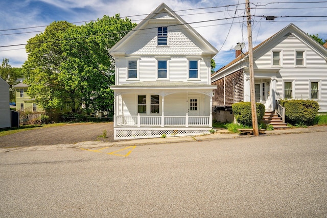 31 Bath St, Bath, ME 04530 - victorian house featuring a porch