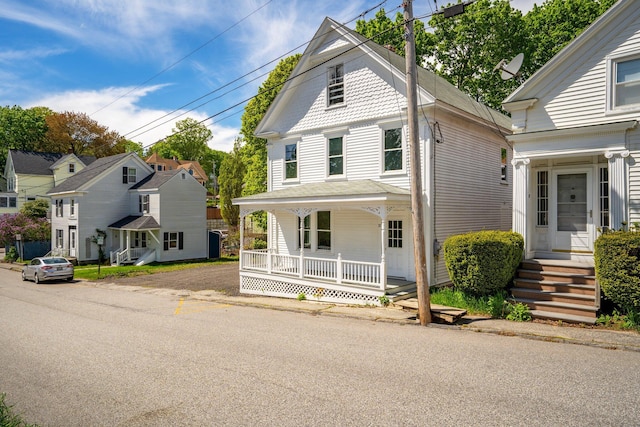 31 Bath St, Bath, ME 04530 - view of front of property featuring covered porch