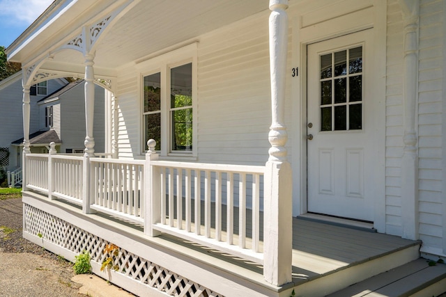 31 Bath St, Bath, ME 04530 - property entrance with a porch