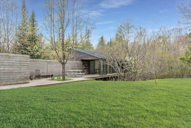 637 Falls Bridge Rd, Blue Hill, ME 04614 - view of yard