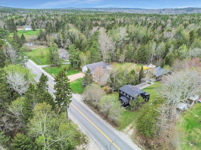 637 Falls Bridge Rd, Blue Hill, ME 04614 - aerial view of a heavily wooded area