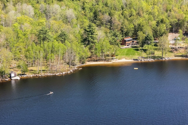 36 Sunset Dr, Saint Albans, ME 04971 - water view featuring a forest