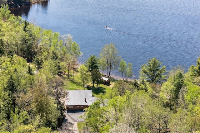 36 Sunset Dr, Saint Albans, ME 04971 - aerial view of property and surrounding area featuring a large body of water