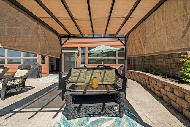 36 Sunset Dr, Saint Albans, ME 04971 - view of patio / terrace with outdoor lounge area and grilling area